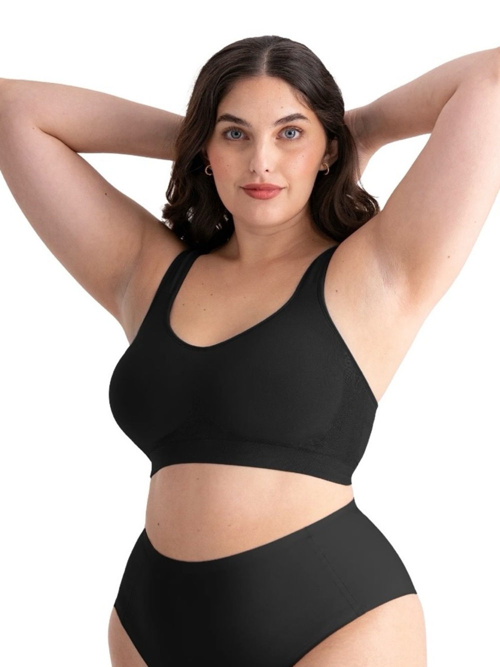 Shapermint Core Daily Comfort Black Wireless Shaper Bra - Women Intimates